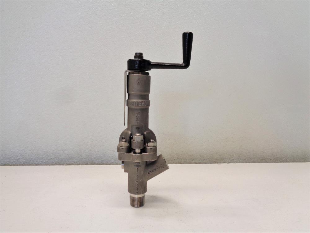 Strahman SV-700 Sampling Valve 3/4" x 1/2" NPT 600# Stainless Steel